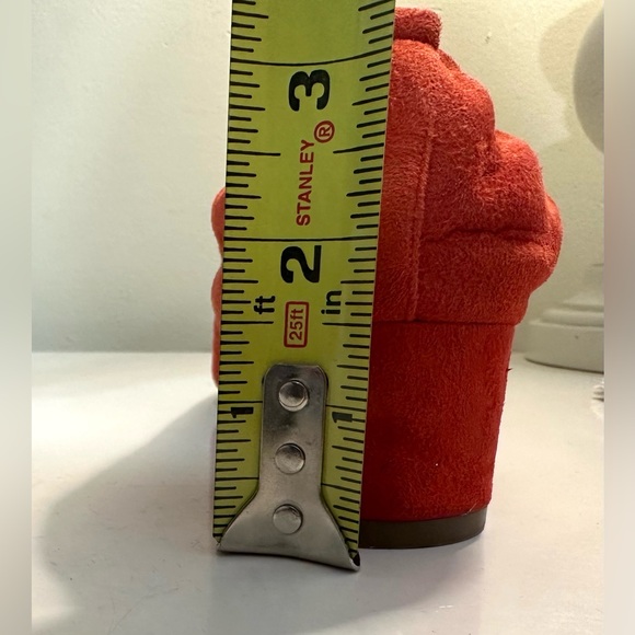 J.CREW Anya Suede Leather Block Heel Shoes Tomato Orange Red Slip Ons #H7806 - Picture 12 of 13